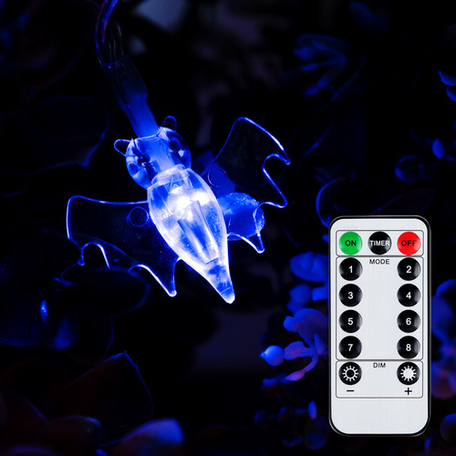 어반 LED 할로윈 장식 소품 조명 박쥐 가랜드 무드등 30P 방수형
