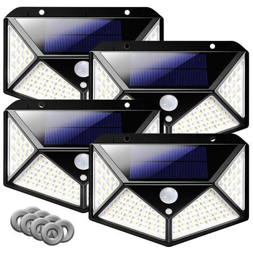 어반LED 태양광 센서등 S1+자석부착패키지 4개세트